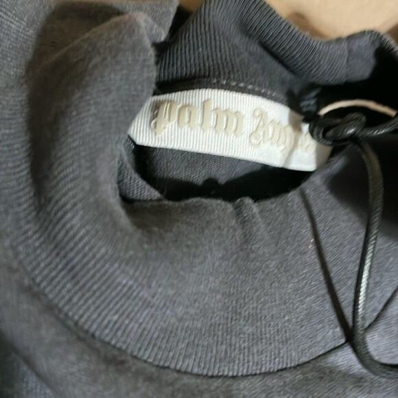 Palm Angels cropped dark gray T shirt L - Picture 7 of 12